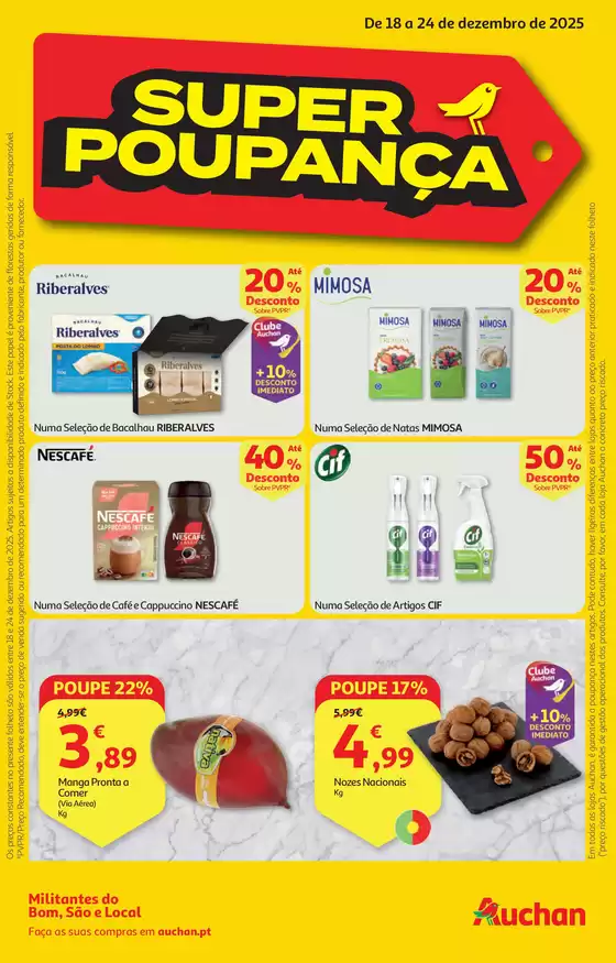 Catálogo Auchan Supermercado em Amadora | Super Poupança | 2025-12-18T00:00:00.000Z - 2025-12-24T00:00:00.000Z