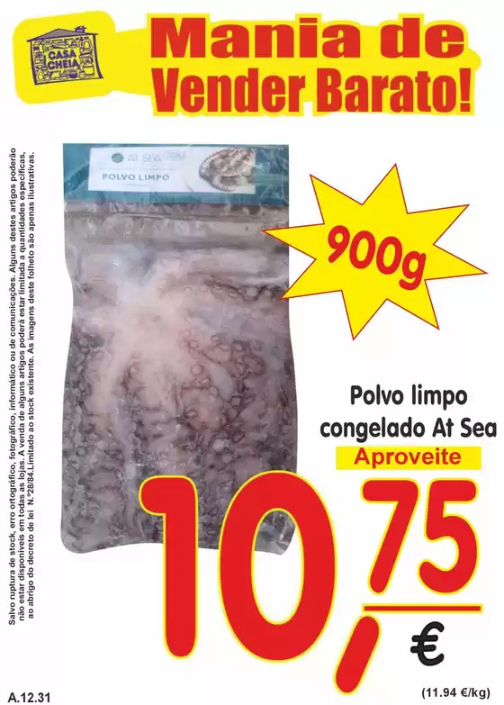 Catálogo Casa Cheia em Olhão | Promoções especiais em vigor | 2025-12-12T00:00:00.000Z - 2025-12-14T00:00:00.000Z