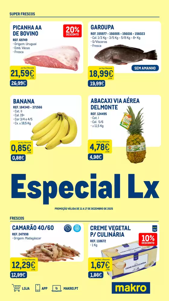 Catálogo Makro | Especial Lx Semana 50 - Exclusivo Loja Alfragide | 2025-12-12T00:00:00.000Z - 2025-12-17T00:00:00.000Z