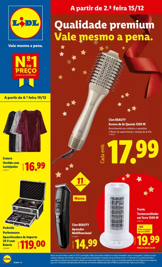 Catálogo Lidl em Campo Maior | Melhores ofertas para todos os caçadores de pechinchas | 2025-12-15T00:00:00.000Z - 2025-12-21T00:00:00.000Z