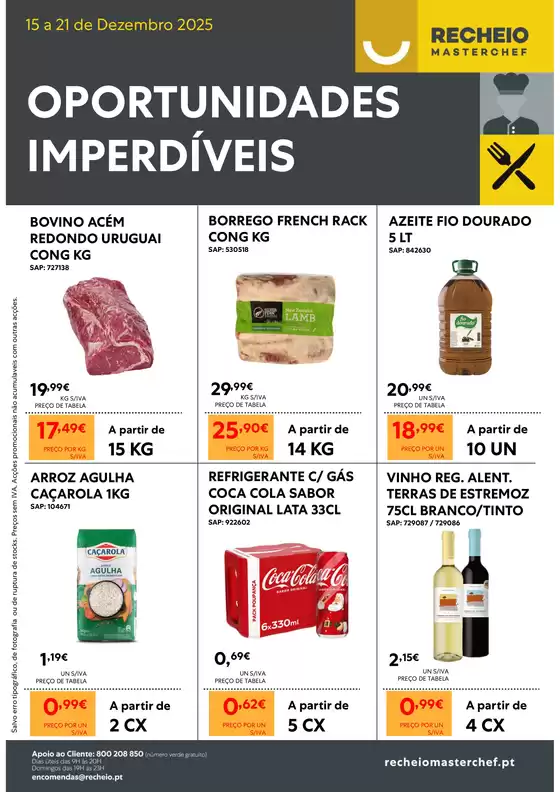 Catálogo Recheio em Portimão | Recheio Oportunidades Imperdíveis | 2025-12-15T00:00:00.000Z - 2025-12-21T00:00:00.000Z