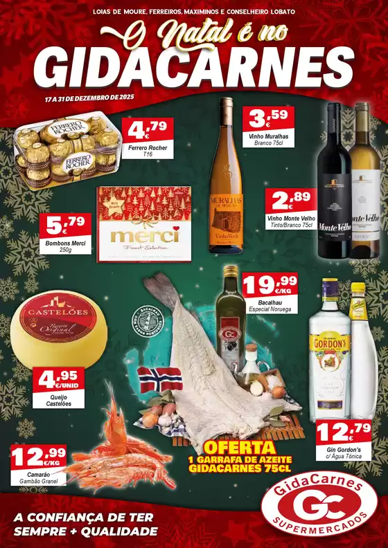 Catálogo GidaCarnes Supermercados em Estremoz | Folheto | 2025-12-17T00:00:00.000Z - 2025-12-31T00:00:00.000Z