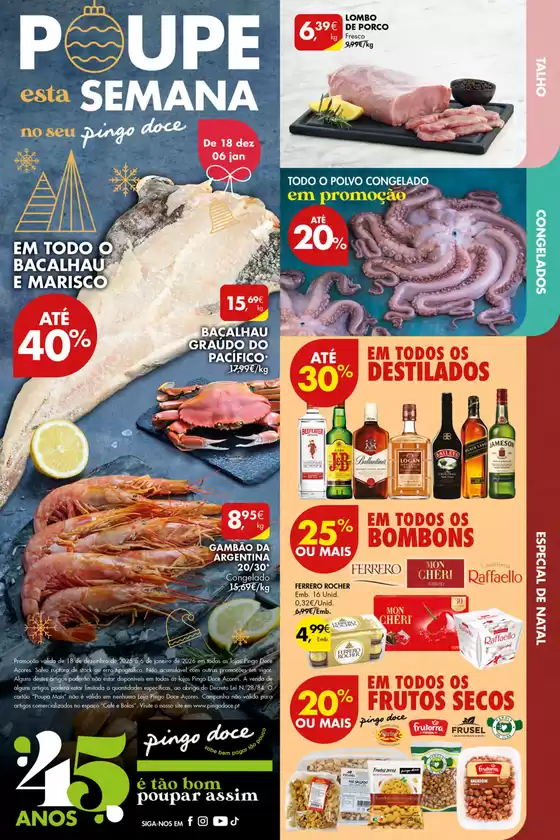Catálogo Pingo Doce em Aldeia de Santo António | As nossas melhores ofertas para si | 2025-12-18T00:00:00.000Z - 2026-01-06T00:00:00.000Z