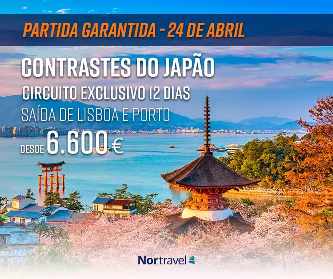 Catálogo Nortravel em Sintra | Contrastes do Japao | 2025-12-18T00:00:00.000Z - 2026-04-24T00:00:00.000Z