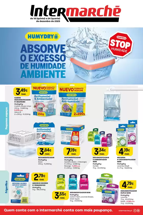 Catálogo Intermarché em Estoril | MONOFOLHA HUMIDRY | 2025-12-18T00:00:00.000Z - 2025-12-24T00:00:00.000Z