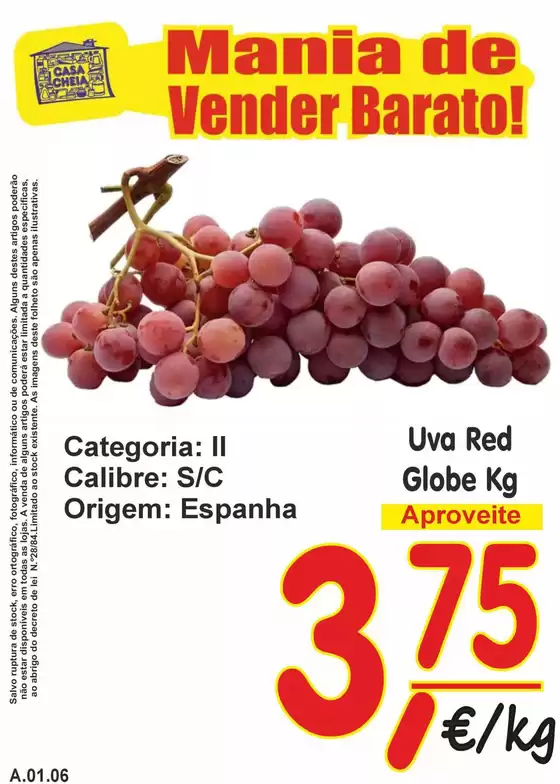 Catálogo Casa Cheia em Quarteira | Uva Red | 2025-12-19T00:00:00.000Z - 2026-01-06T00:00:00.000Z