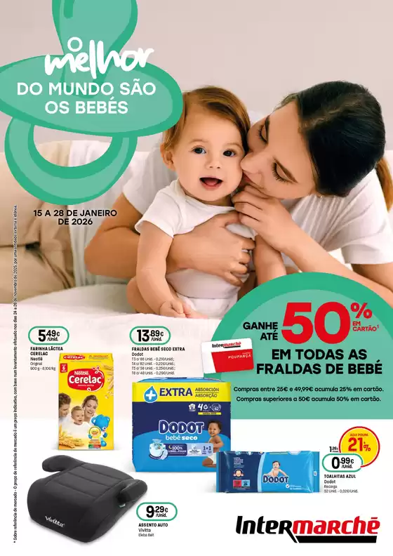 Catálogo Intermarché em Valongo | O melhor do mundo são os bebés | 2026-01-15T00:00:00.000Z - 2026-01-28T00:00:00.000Z