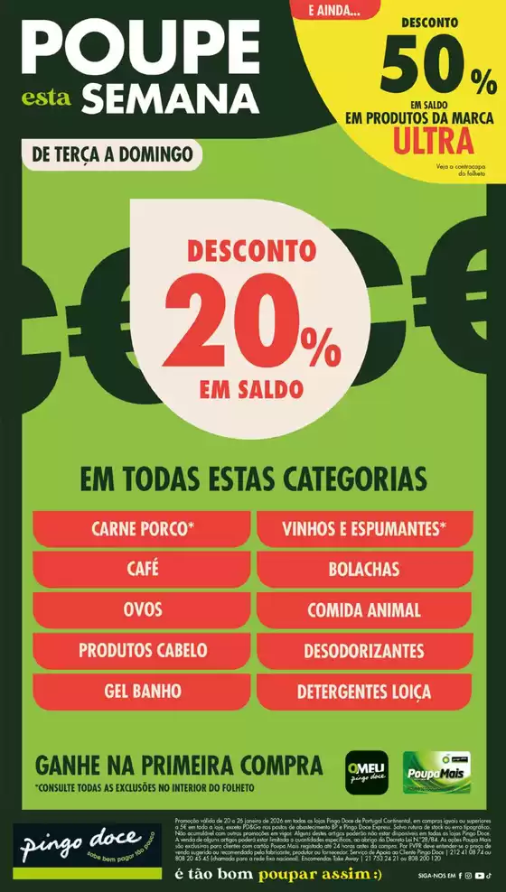Catálogo Pingo Doce em Almada | Folheto Pingo Doce | 2026-01-20T00:00:00.000Z - 2026-01-26T00:00:00.000Z