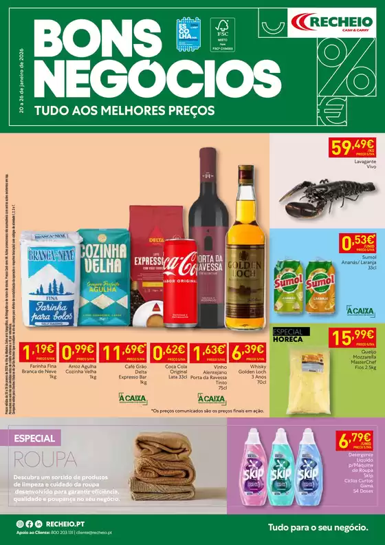 Catálogo Recheio em Almada | Recheio Bons Negócios Madeira | 2026-01-20T00:00:00.000Z - 2026-01-26T00:00:00.000Z