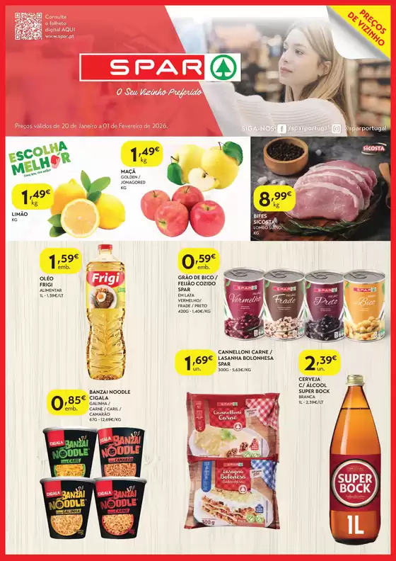 Catálogo SPAR em Almada | O Seu Vizinho Preferido | 2026-01-20T00:00:00.000Z - 2026-02-01T00:00:00.000Z