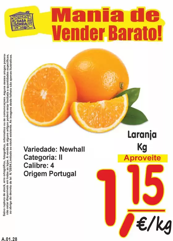 Catálogo Casa Cheia em Leiria | Laranja | 2026-01-23T00:00:00.000Z - 2026-01-28T00:00:00.000Z