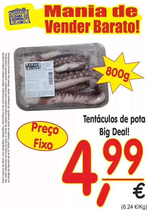 Catálogo Casa Cheia em Leiria | Tentáculos de pota Big Deal! | 2026-01-23T00:00:00.000Z - 2026-01-28T00:00:00.000Z