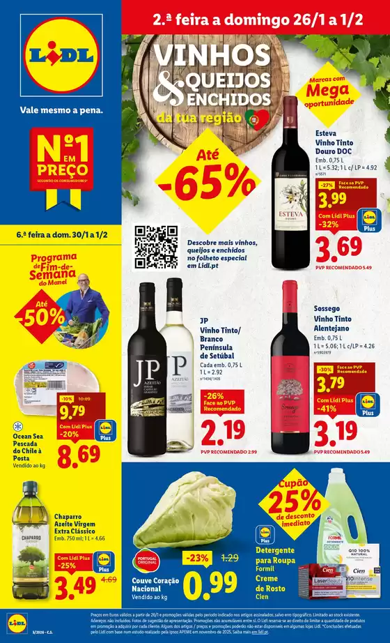 Catálogo Lidl em Coimbra | A partir de 26/01 | 2026-01-23T00:00:00.000Z - 2026-02-01T00:00:00.000Z