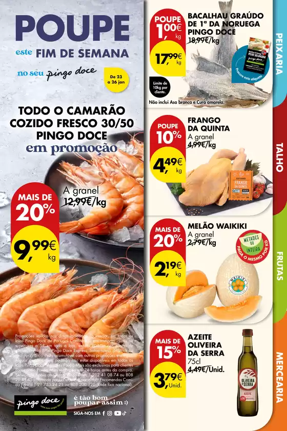 Catálogo Pingo Doce em Coimbra | Poupe | 2026-01-23T00:00:00.000Z - 2026-01-26T00:00:00.000Z