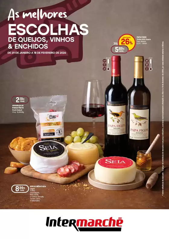 Catálogo Intermarché em Rebordões | Queijos, Vinhos & Enchidos. | 2026-01-29T00:00:00.000Z - 2026-02-18T00:00:00.000Z
