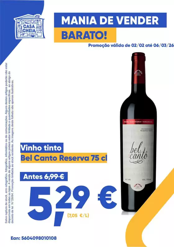 Catálogo Casa Cheia | Bel Canto Reserva | 2026-02-02T00:00:00.000Z - 2026-03-06T00:00:00.000Z