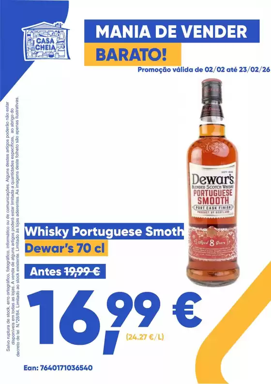 Catálogo Casa Cheia | Dewar's | 2026-02-02T00:00:00.000Z - 2026-02-23T00:00:00.000Z