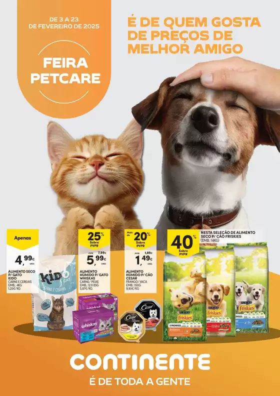 Catálogo Continente em Leça do Balio | Feira Petcare | 2026-02-03T00:00:00.000Z - 2026-02-23T00:00:00.000Z