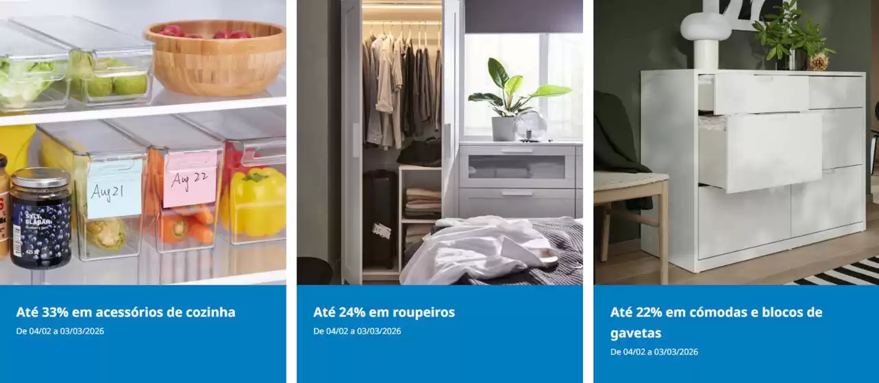Catálogo IKEA em Coimbra | Até 33% em acessórios de cozinha | 2026-02-04T00:00:00.000Z - 2026-03-03T00:00:00.000Z