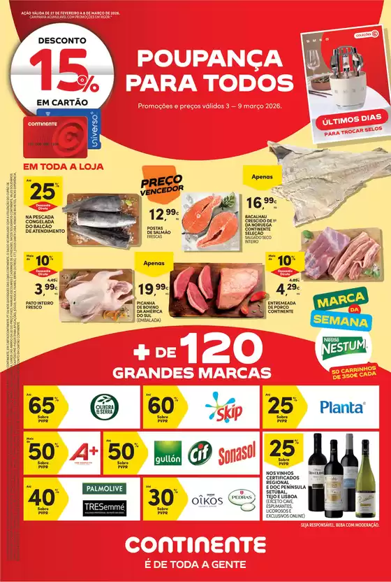 Catálogo Continente | Semanal: Poupança para todos | 2026-03-03T00:00:00.000Z - 2026-03-09T00:00:00.000Z