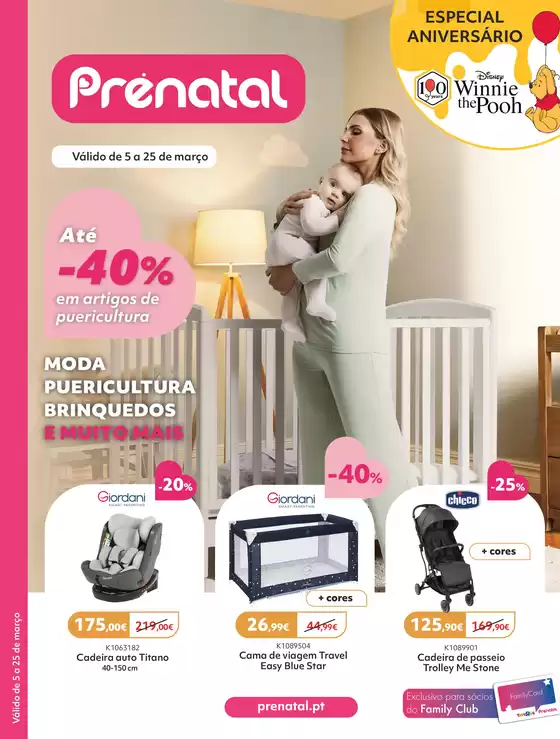 Catálogo Prénatal | Até -40% em artigos de puericultura | 2026-03-05T00:00:00.000Z - 2026-03-25T00:00:00.000Z