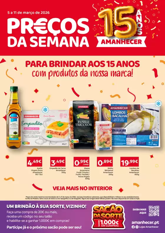 Catálogo Amanhecer | Amanhecer - Madeira | 2026-03-05T00:00:00.000Z - 2026-03-11T00:00:00.000Z