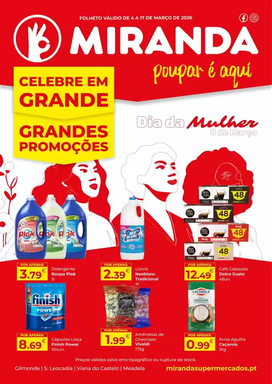 Catálogo Miranda Supermercados | Folheto Miranda Supermercados | 2026-03-04T00:00:00.000Z - 2026-03-17T00:00:00.000Z