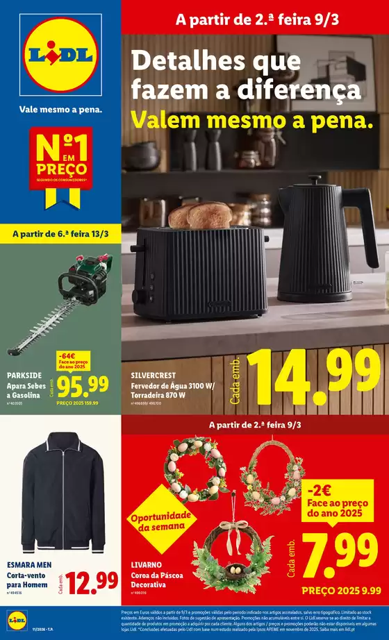 Catálogo Lidl em Armação de Pêra | Melhores ofertas para todos os caçadores de pechinchas | 2026-03-06T00:00:00.000Z - 2026-03-15T00:00:00.000Z