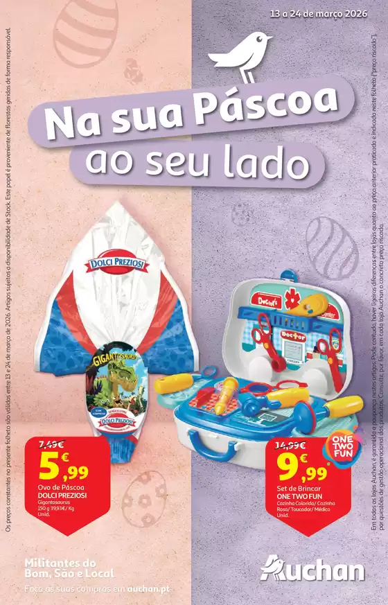 Catálogo Auchan Supermercado em Esposende |  Páscoa  | 2026-03-13T00:00:00.000Z - 2026-03-24T00:00:00.000Z