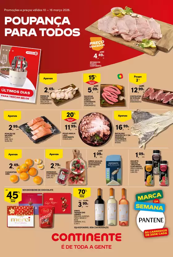 Catálogo Continente em Olival Basto | Semanal: Poupança para todos | 2026-03-10T00:00:00.000Z - 2026-03-16T00:00:00.000Z