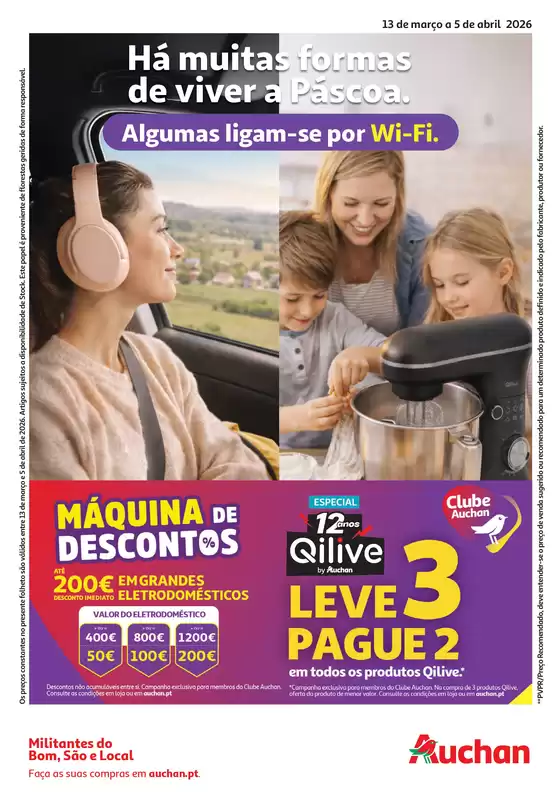 Catálogo Auchan Supermercado em Boidobra | Tecno Páscoa | 2026-03-13T00:00:00.000Z - 2026-04-05T00:00:00.000Z