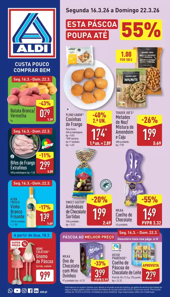 Catálogo Aldi | PÁSCOA AO MELHOR PREÇO | 2026-03-16T00:00:00.000Z - 2026-03-22T00:00:00.000Z