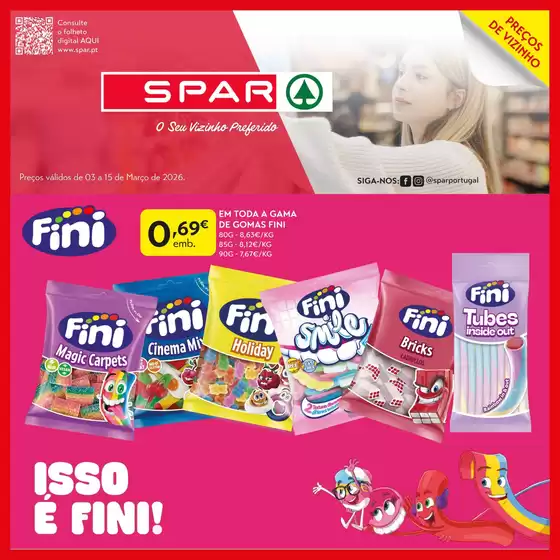 Catálogo SPAR em Selmes | Ótima oferta para todos os clientes | 2026-03-03T00:00:00.000Z - 2026-03-15T00:00:00.000Z