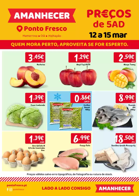 Catálogo Ponto Fresco em Selmes | Folheto Preços de 5ª a domingo | 2026-03-12T00:00:00.000Z - 2026-03-15T00:00:00.000Z