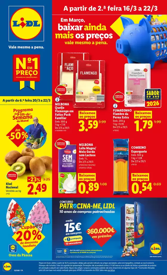 Catálogo Lidl em Óbidos | A partir de 16/03 | 2026-03-16T00:00:00.000Z - 2026-03-22T00:00:00.000Z