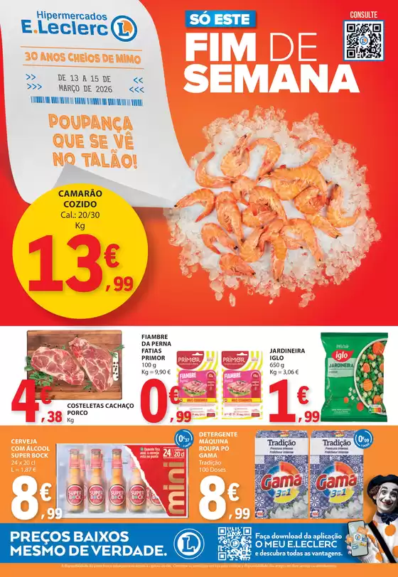 Catálogo E.Leclerc em Óbidos | Folheto E.Leclerc | 2026-03-13T00:00:00.000Z - 2026-03-15T00:00:00.000Z
