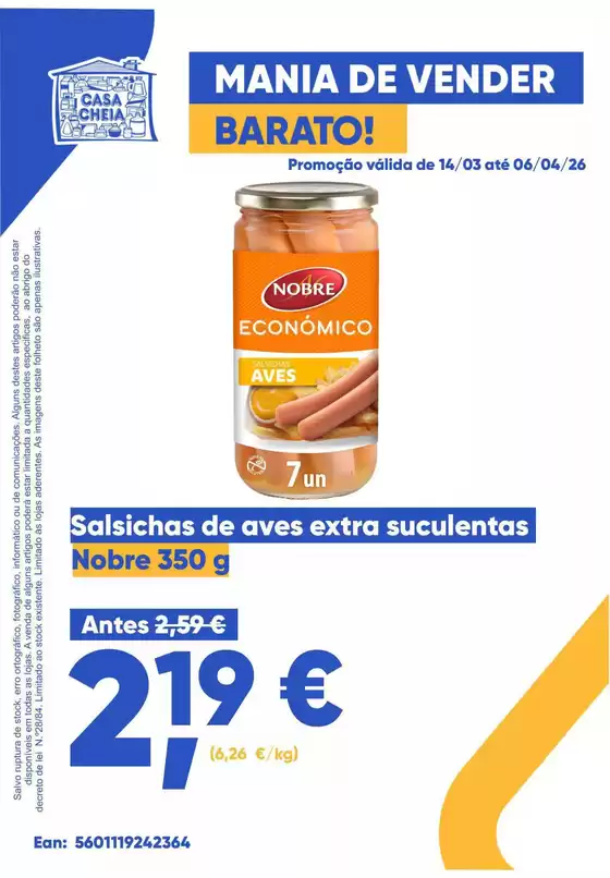 Catálogo Casa Cheia em Leiria | Ofertas e promoções atuais | 2026-03-14T00:00:00.000Z - 2026-04-06T00:00:00.000Z