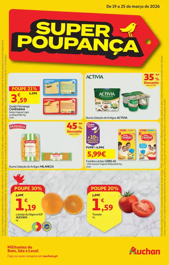 Catálogo Auchan Supermercado em Coimbra | Super Poupança | 2026-03-19T00:00:00.000Z - 2026-03-25T00:00:00.000Z