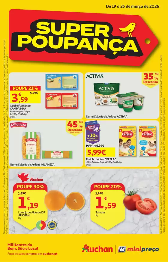 Catálogo My Auchan em Esposende | Super Poupança | 2026-03-19T00:00:00.000Z - 2026-03-25T00:00:00.000Z