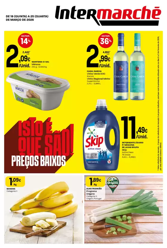 Catálogo Intermarché em Monção | Intermarché | 2026-03-19T00:00:00.000Z - 2026-03-25T00:00:00.000Z