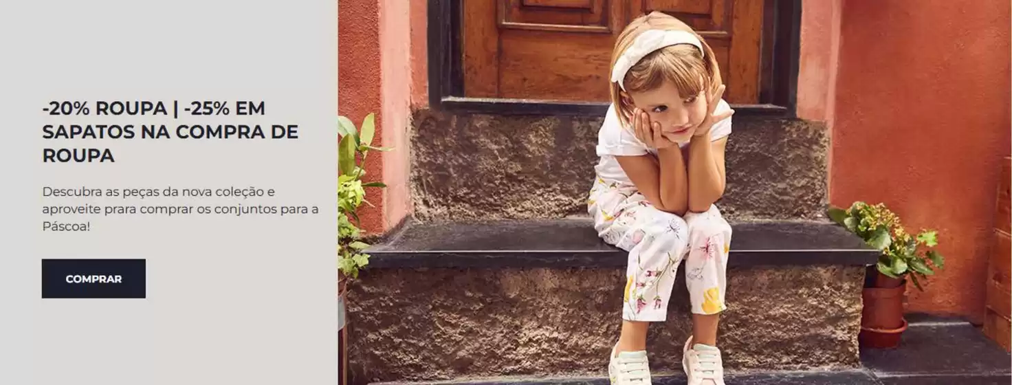 Catálogo Chicco em Évora | -20% roupa | -25% em Sapatos na compra de roupa | 2026-03-19T00:00:00.000Z - 2026-04-02T00:00:00.000Z