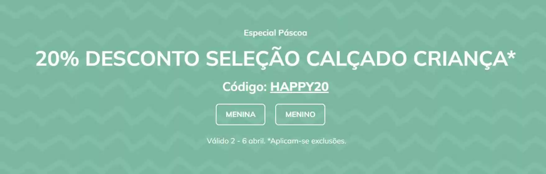 Catálogo Skechers em Setúbal | 20% desconto seleção calçado criança | 2026-04-02T00:00:00.000Z - 2026-04-06T00:00:00.000Z