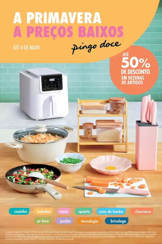 Catálogo Pingo Doce em Cano | Folheto Bazar Primavera | 2026-04-07T00:00:00.000Z - 2026-05-04T00:00:00.000Z
