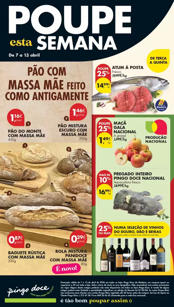 Catálogo Pingo Doce em Cano | Folheto Poupe Esta Semana Madeira | 2026-04-07T00:00:00.000Z - 2026-04-13T00:00:00.000Z