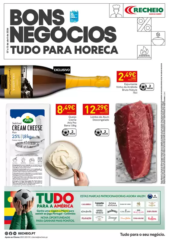 Catálogo Recheio em Cano | Recheio Horeca Bons Negócios | 2026-04-07T00:00:00.000Z - 2026-04-13T00:00:00.000Z