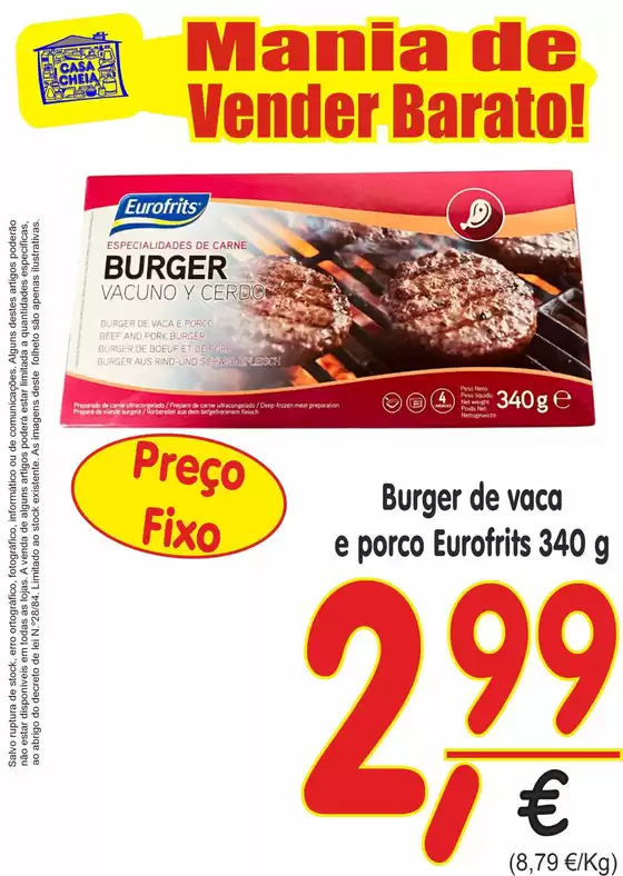Catálogo Casa Cheia em Paredes de Coura | Burger de vaca | 2026-04-08T00:00:00.000Z - 2026-04-22T00:00:00.000Z