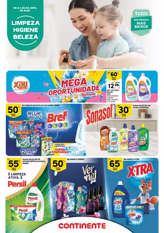 Catálogo Continente em Paredes de Coura | Limpeza, Higiene e Beleza | 2026-04-08T00:00:00.000Z - 2026-04-20T00:00:00.000Z