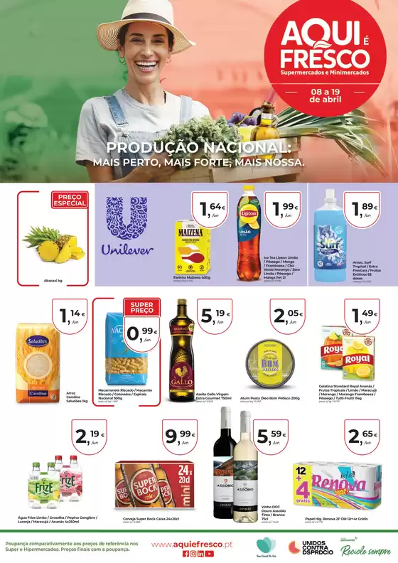 Catálogo Aqui é Fresco em Paredes de Coura | Folheto Produção Nacional | 2026-04-08T00:00:00.000Z - 2026-04-19T00:00:00.000Z