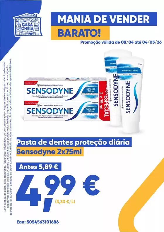Catálogo Casa Cheia em Sintra | Sensodyne | 2026-04-09T00:00:00.000Z - 2026-05-04T00:00:00.000Z