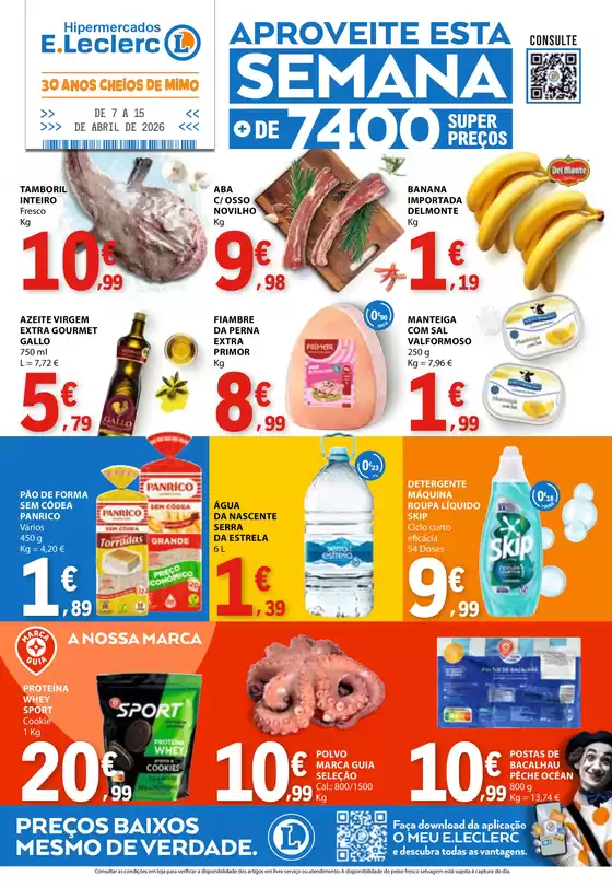 Catálogo E.Leclerc em Queluz | De 7 a 15 de abril de 2026 | 2026-04-09T00:00:00.000Z - 2026-04-15T00:00:00.000Z